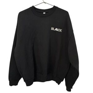 High End Thick BLVCK Brand Streetwear Men's XXL Crew Neck Sweatshirt MINT